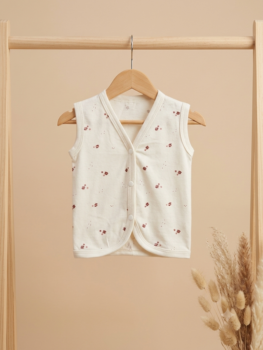 Soft Cotton Button Jhabla 6 Pcs Combo - Newborn upto 3 months
