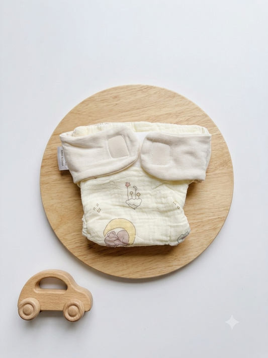 SOFT MUSLIN BABY CLOTH DIAPER 2 pcs pack