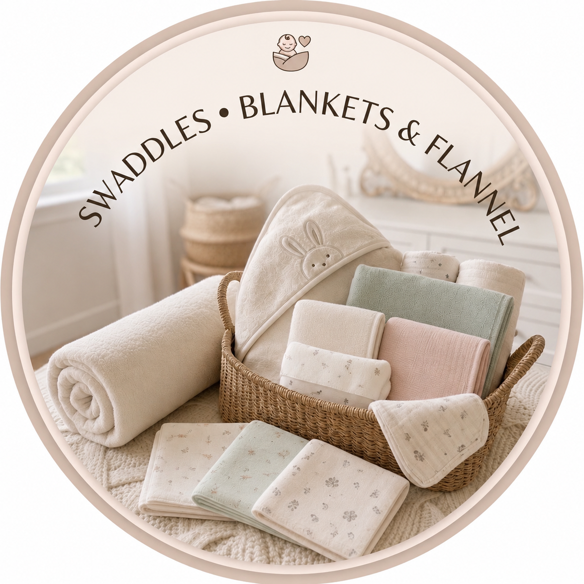 Swaddles,Blankets & Flannels