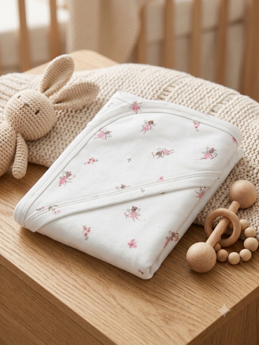 Newborn Hooded Flannel- Double Layer Premium