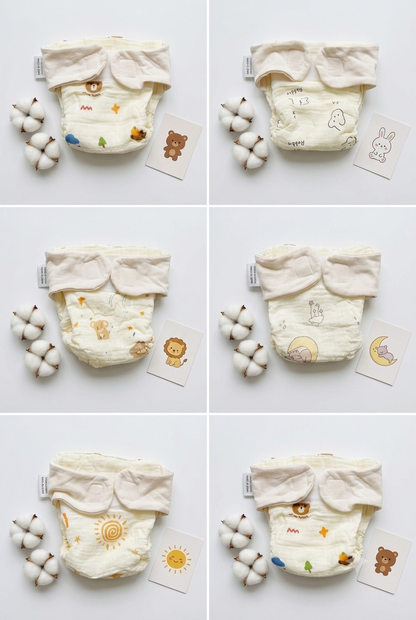SOFT MUSLIN BABY CLOTH DIAPER 2 pcs pack