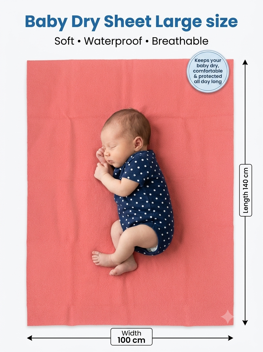 Me and Mamma Dry Sheet for Baby, Baby Bed Protector