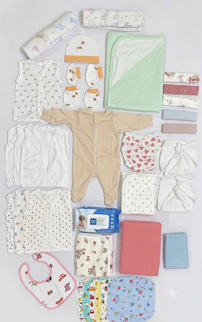 Me & Mamma Large Baby Bag –Basic Hospital Kit for Newborns