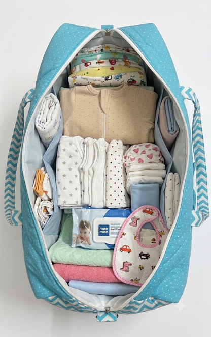 Me & Mamma Large Baby Bag –Basic Hospital Kit for Newborns