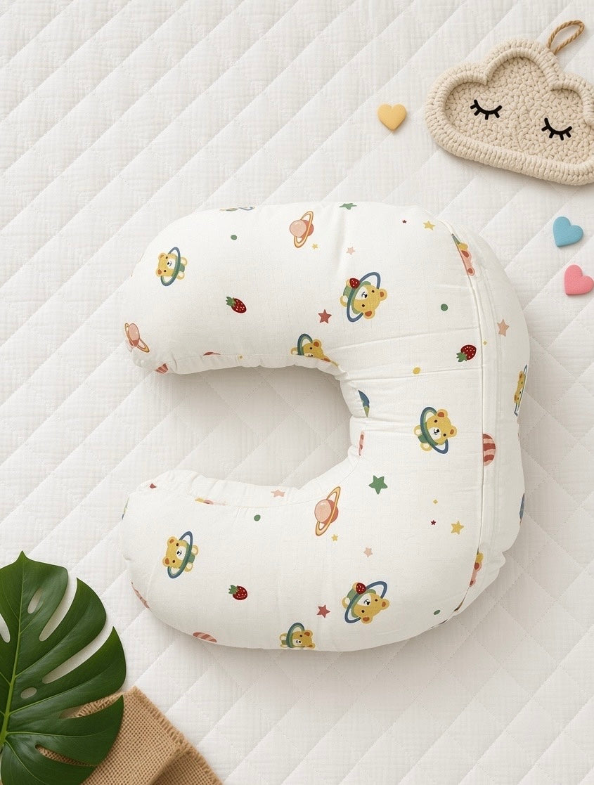 Muslin feeding pillow- Nursery Pillow