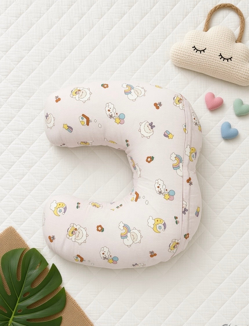 Muslin feeding pillow- Nursery Pillow