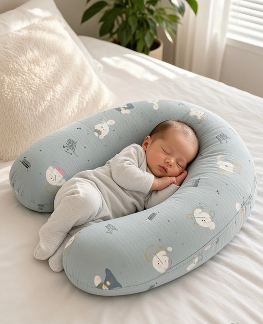 Muslin feeding pillow- Nursery Pillow