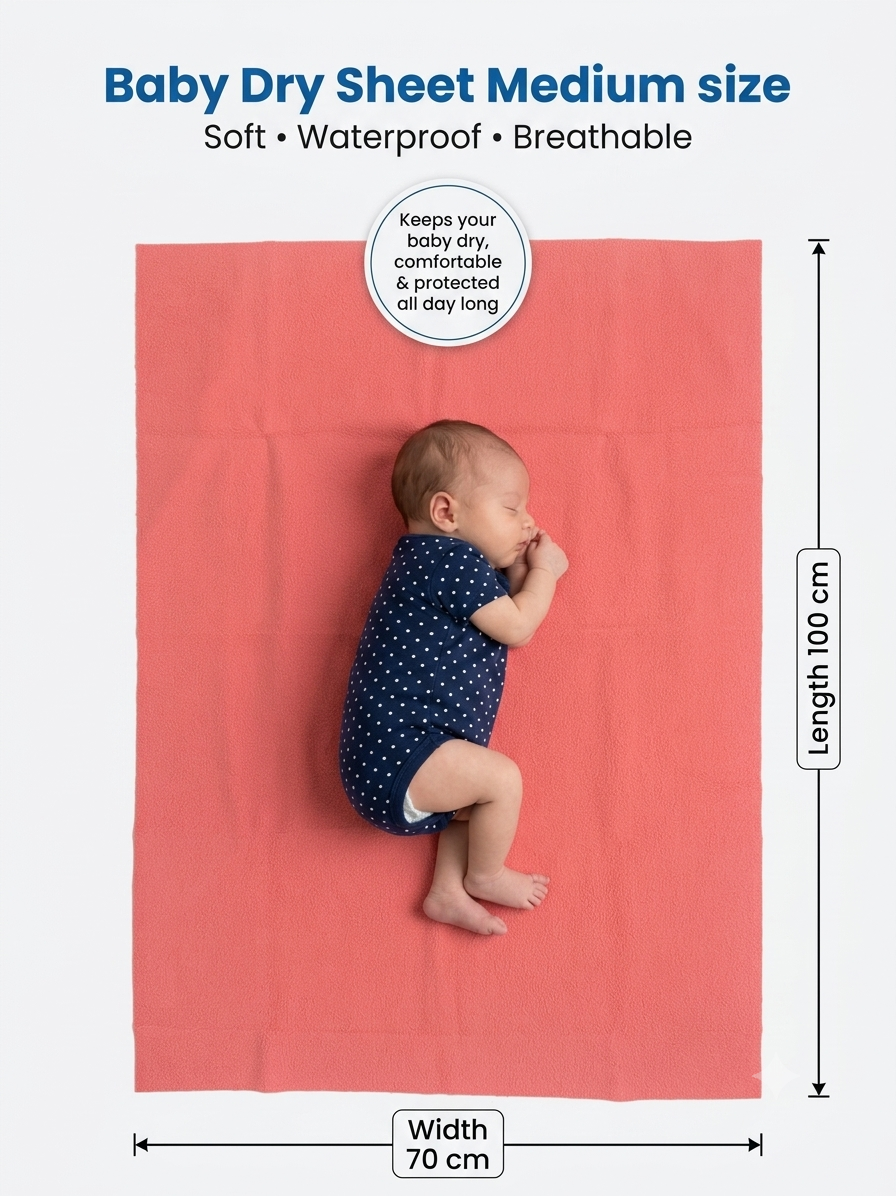 Me and Mamma Dry Sheet for Baby, Baby Bed Protector