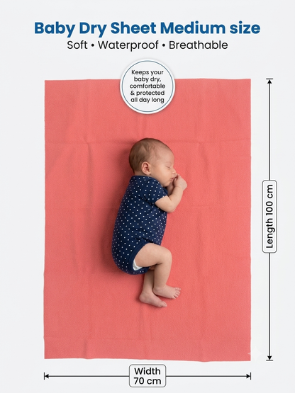 Me and Mamma Dry Sheet for Baby, Baby Bed Protector