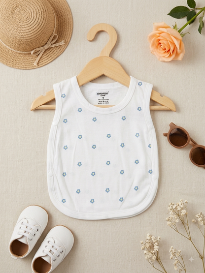 Newborn Side-Button Open Jhabla / Vest - pack of 5