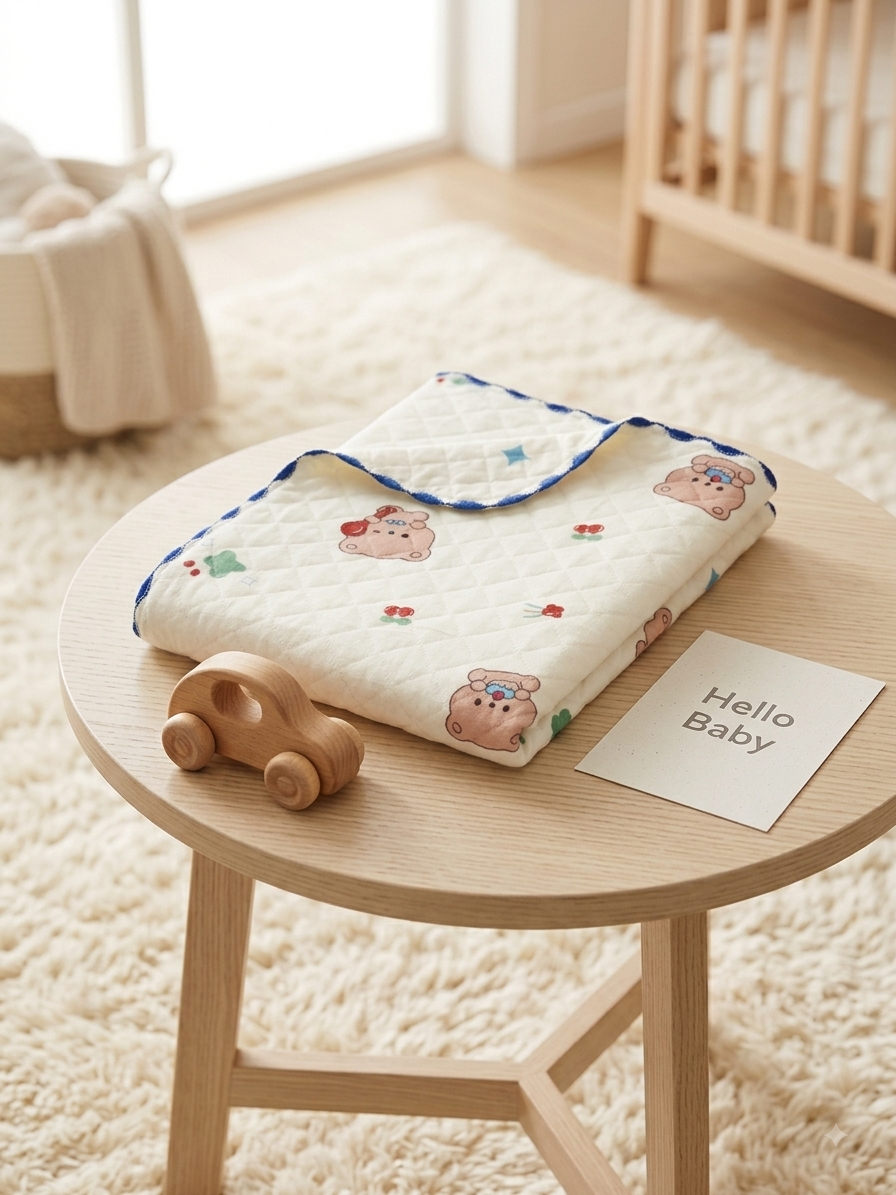 Newborn Soft Cotton Blanket- Cotton Swaddle