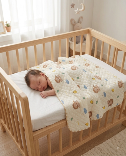 Newborn Soft Cotton Blanket- Cotton Swaddle